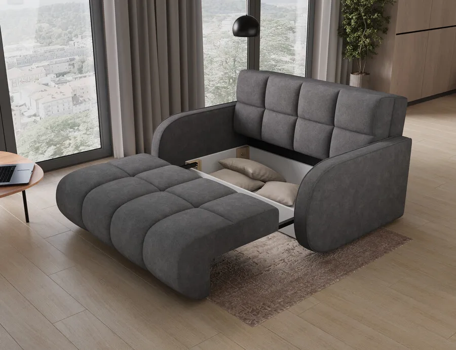 Sofa rozkładana DEVERIO - tkanina Poco 04