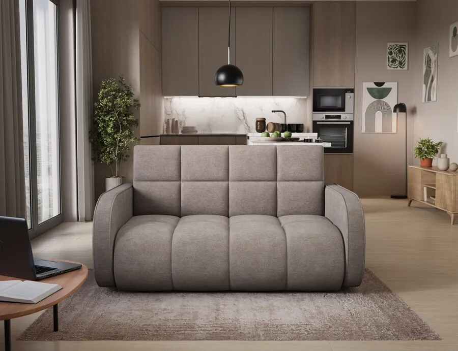 Sofa rozkładana DEVERIO - tkanina Poco 07