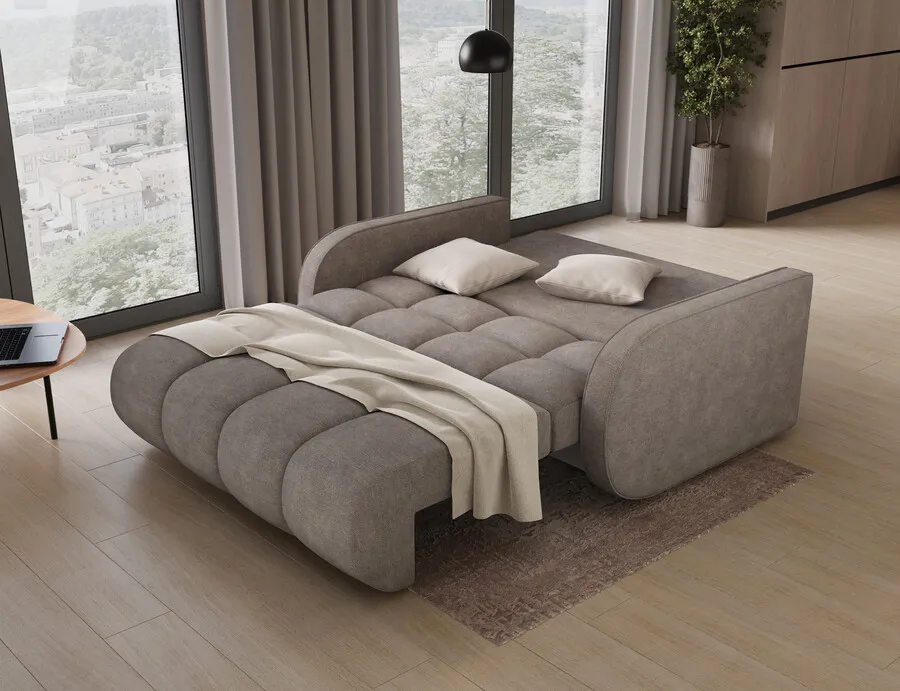 Sofa rozkładana DEVERIO - tkanina Poco 07