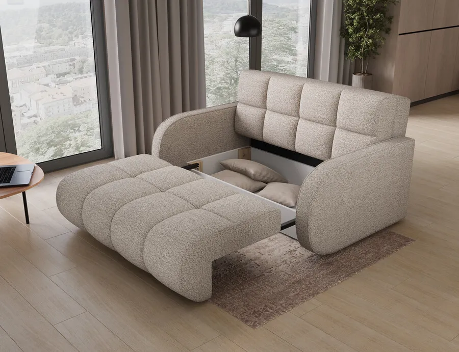 Sofa rozkładana DEVERIO - tkanina Royal 18
