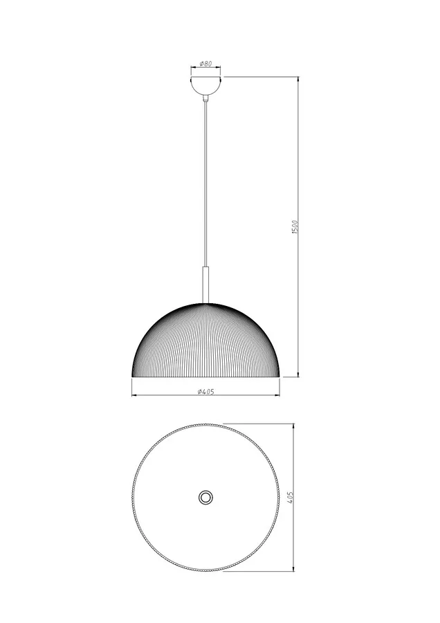 Lampa wisząca ISLUNA P250365201A - beżowy