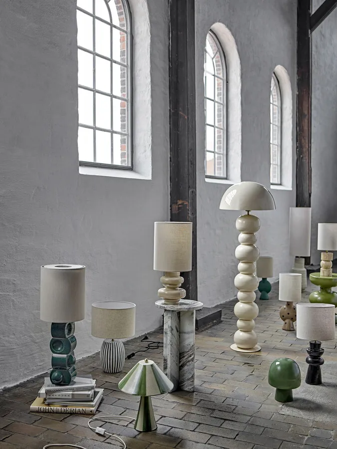 Lampa stołowa MARCI - beżowy
