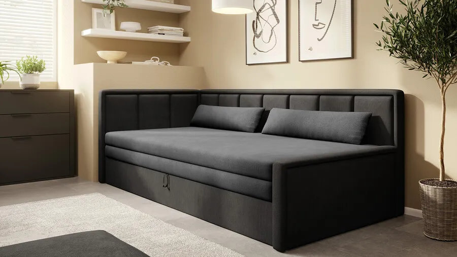 Sofa rozkładana FULGEO - tkanina Poco 04/Poco 10