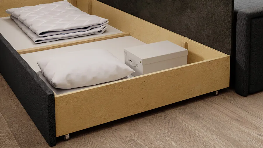 Sofa rozkładana FULGEO - tkanina Poco 04/Poco 10