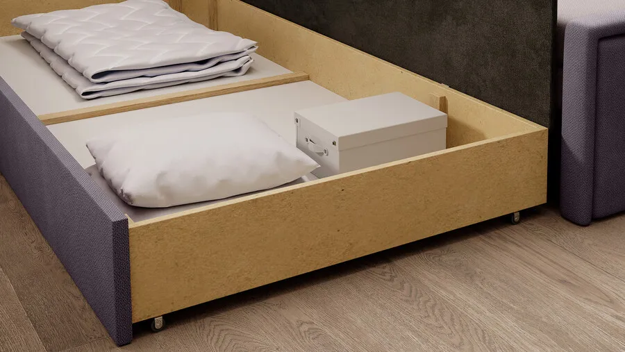 Sofa rozkładana FULGEO - tkanina Poco 101/Poco 41
