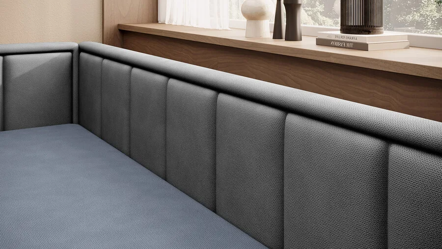 Sofa rozkładana FULGEO - tkanina Poco 40/Poco 04