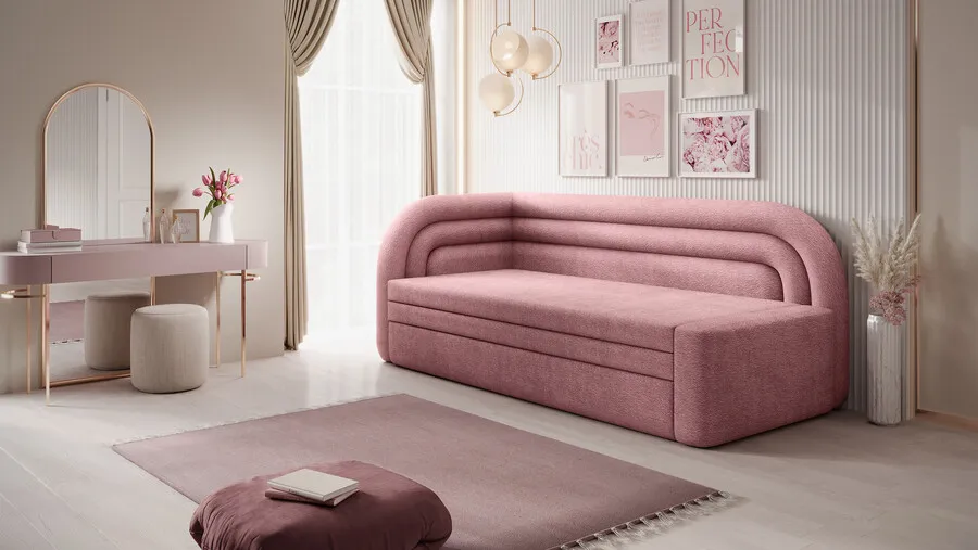 Sofa rozkładana FABILLO - tkanina Touch 24