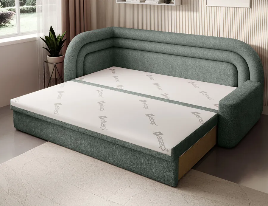 Sofa rozkładana FABILLO - tkanina Touch 100