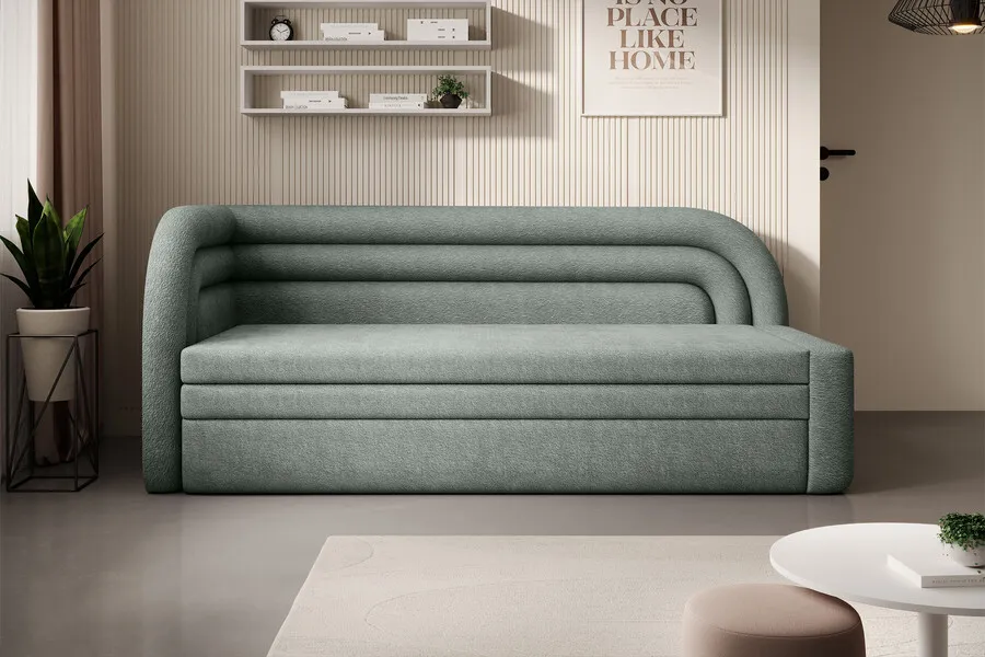 Sofa rozkładana FABILLO - tkanina Touch 100