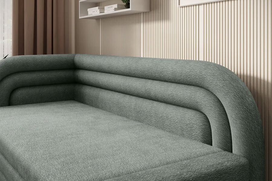 Sofa rozkładana FABILLO - tkanina Touch 100