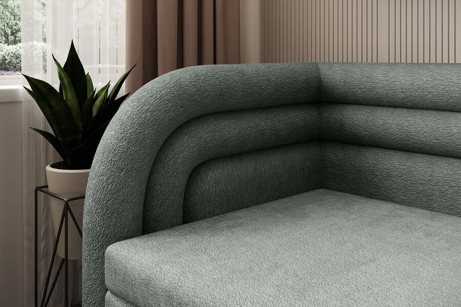Sofa rozkładana FABILLO - tkanina Touch 100
