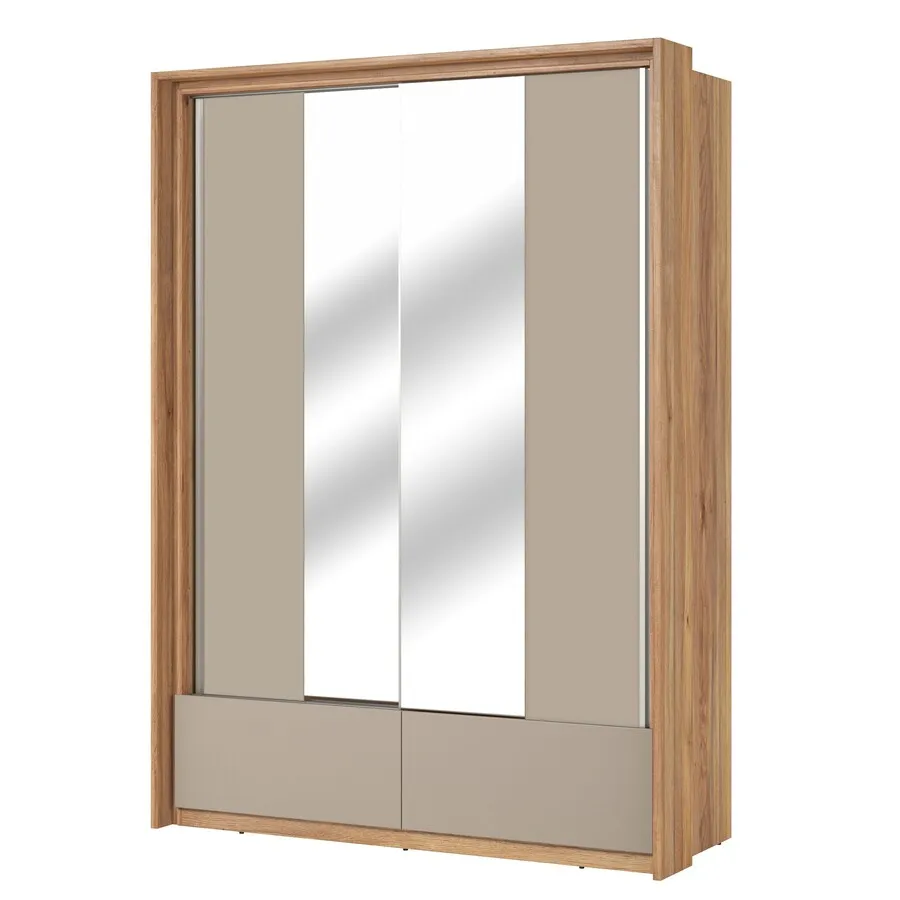 Szafa 2-drzwiowa IMPRESSIO 61 160 cm - dąb mauvella/congo