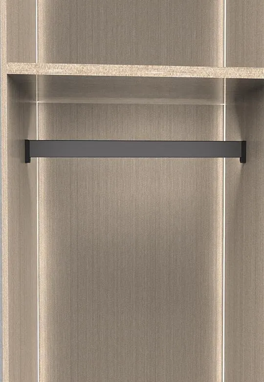 CONERO - drążek na ubrania/ 920 mm/ czarny PEKA
