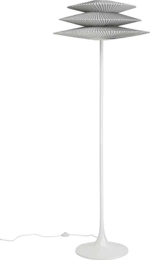 Lampa podłogowa FACILE TRE - biały