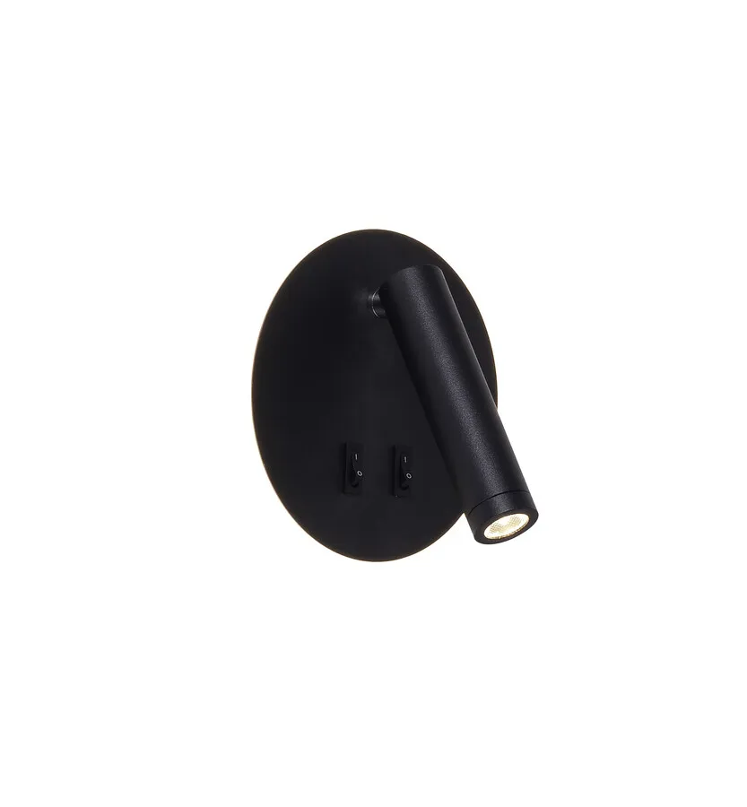 Kinkiet CIRCA W4107-BK - czarny