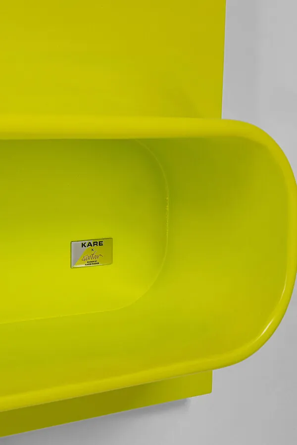 Lustro ścienne z oświetleniem i półką AERO LED 80x141 - zielony