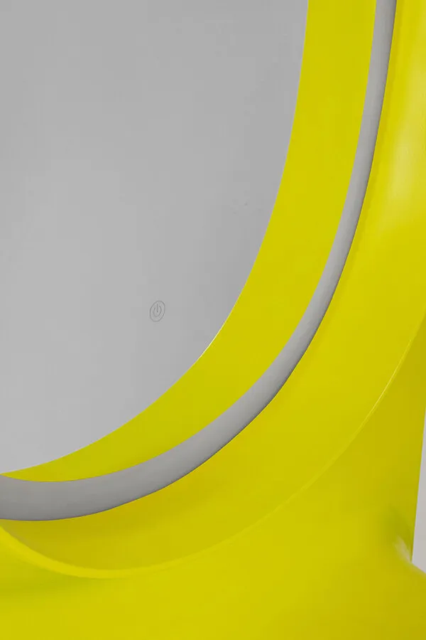 Lustro ścienne z oświetleniem i półką AERO LED 80x141 - zielony