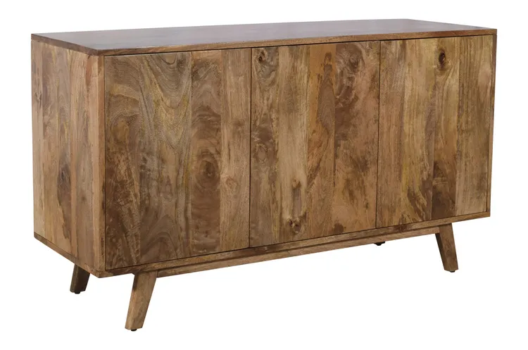 Komoda drewniana 3-drzwiowa STOCKHOLM ST-06-CR - mango caramel