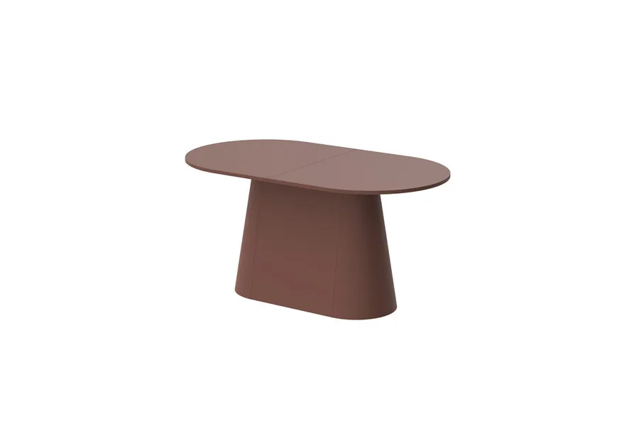 Stół rozkładany CAPITOLO 160/208x89 - bordo mat