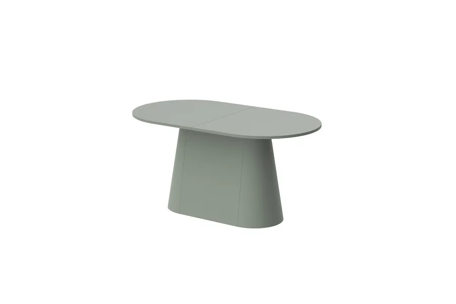 Stół rozkładany CAPITOLO 160/208x89 - zielony mat