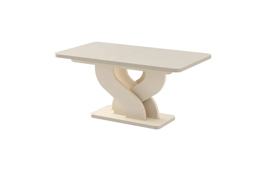 Stół rozkładany BELLISSIMA 160/256x89 - cappucino mat
