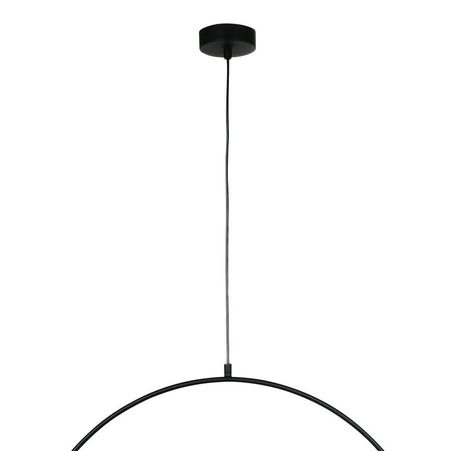 Lampa wisząca BOW 1222 podwójna - czarny