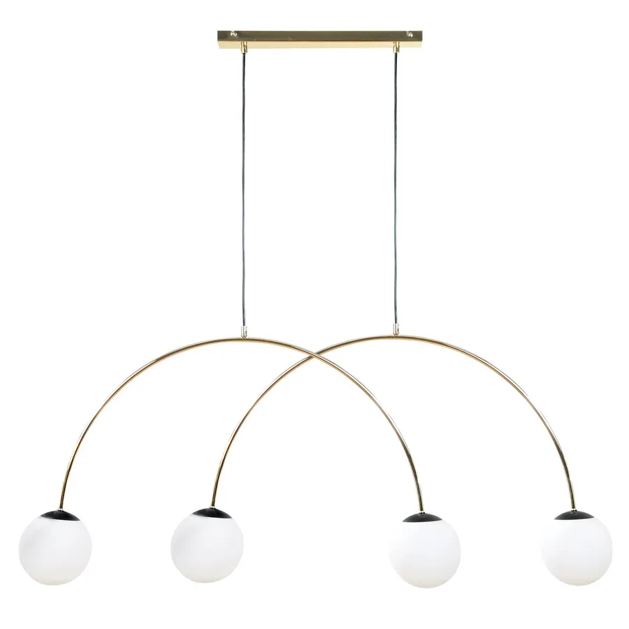 Lampa wisząca BOW 1219 poczwórna - złoty