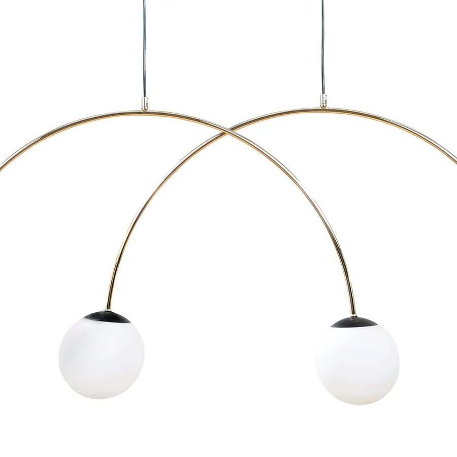 Lampa wisząca BOW 1219 poczwórna - złoty