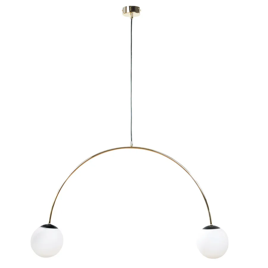 Lampa wisząca BOW 1221 podwójna - złoty