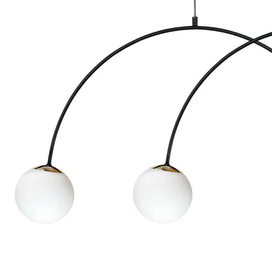 Lampa wisząca BOW 1220 poczwórna - czarny