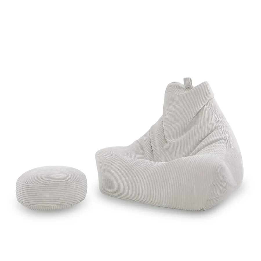 Fotel KEIKO M Sztruks SZ83 - popielaty
