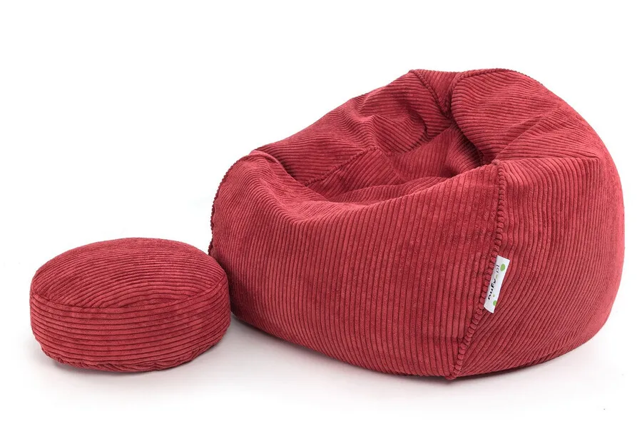 Pufa SAKWA Sztruks SZ94 - czerwony
