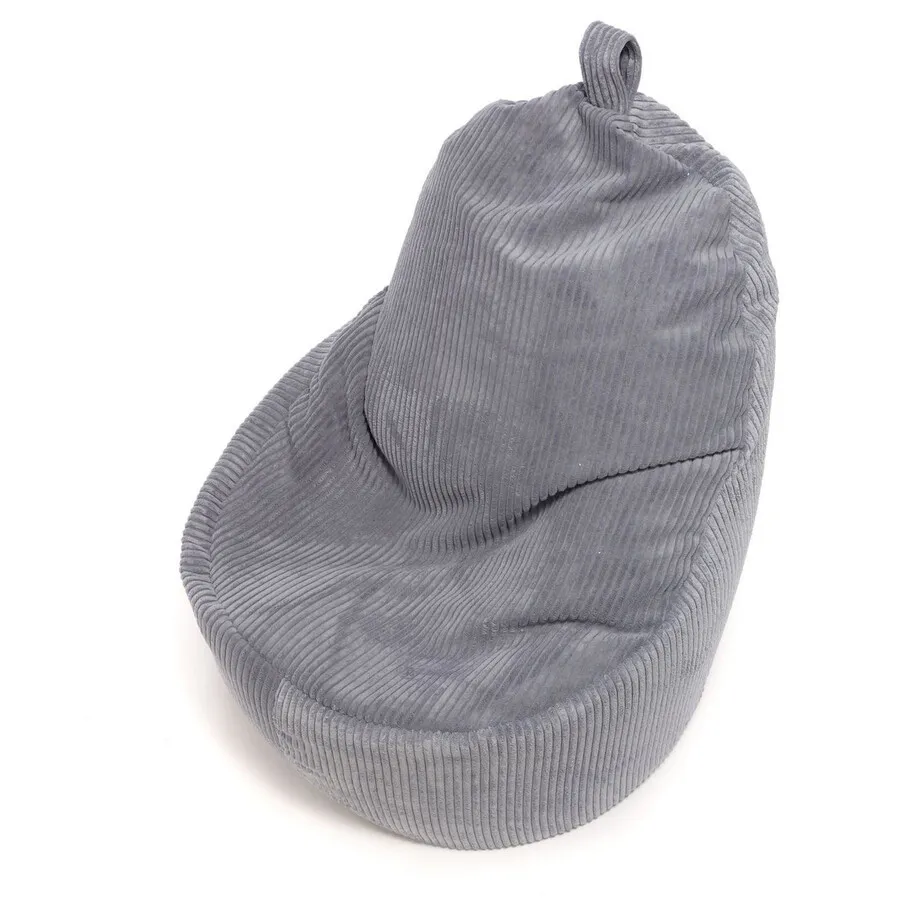 Fotel z poduszką YOKO Sztruks SZ04 - jasny szary