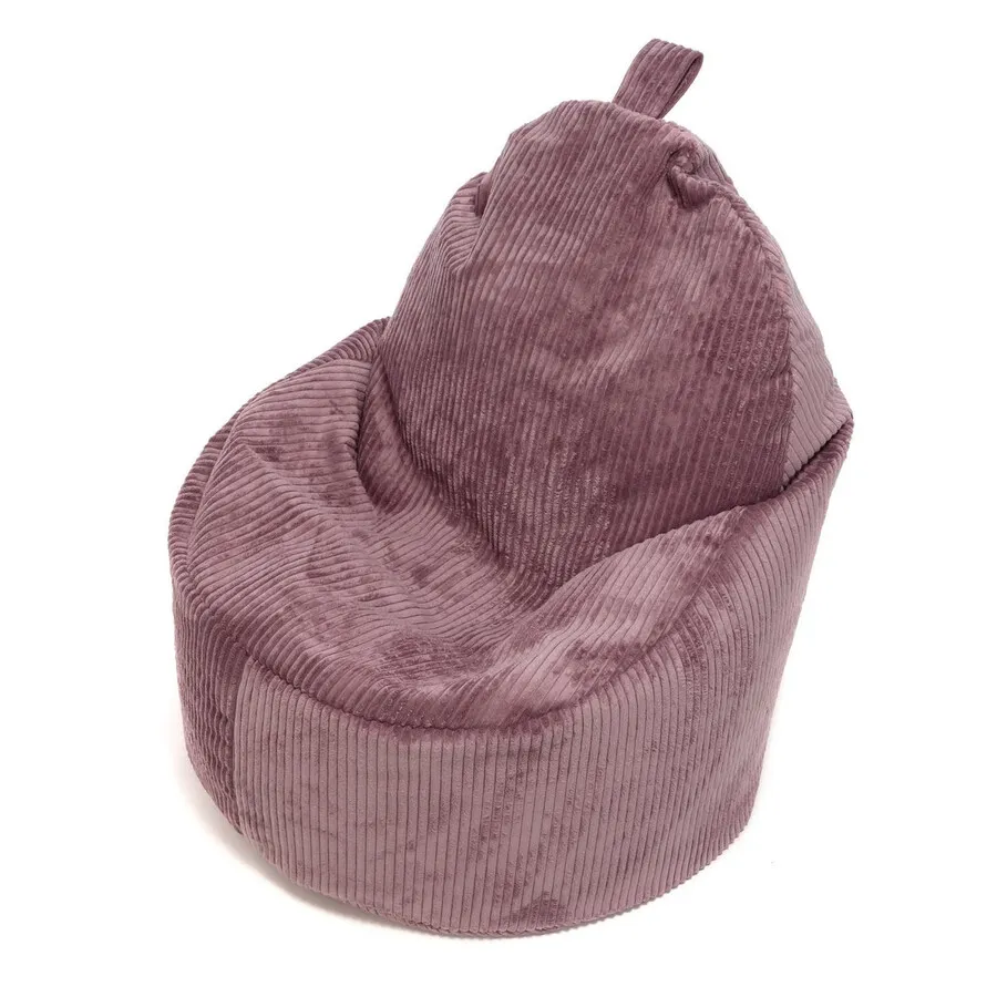 Fotel z poduszką YOKO Sztruks SZ63 - jasny fioletowy