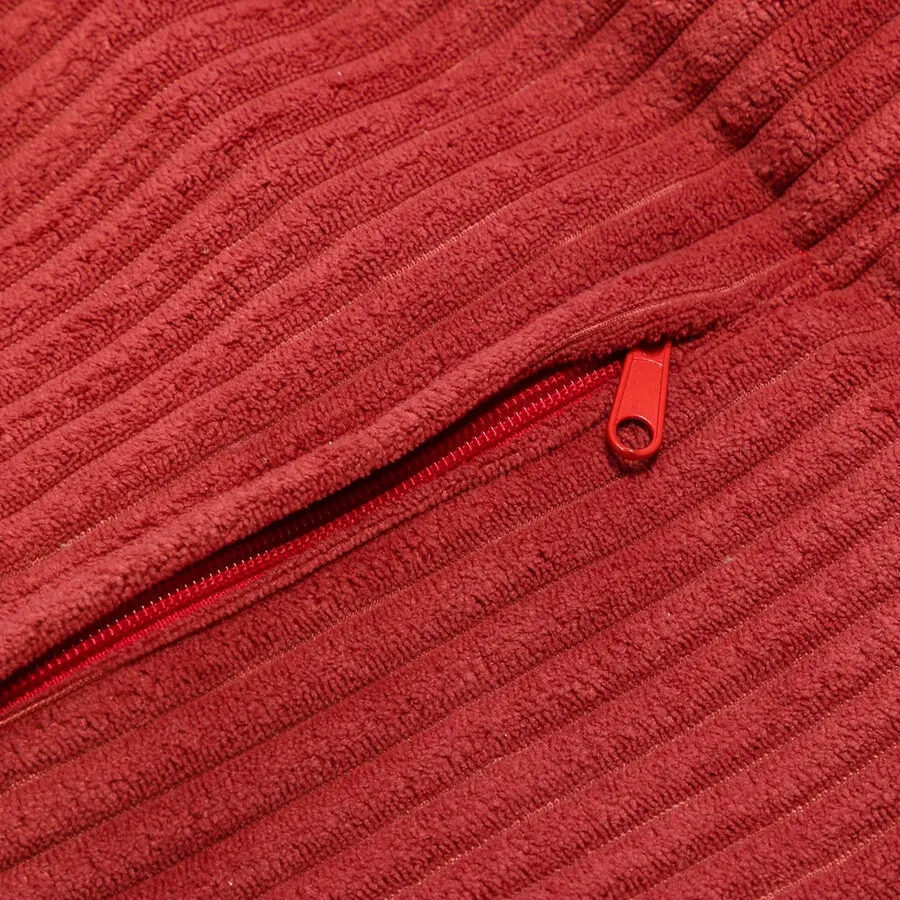 Fotel z poduszką YOKO Sztruks SZ94 - czerwony