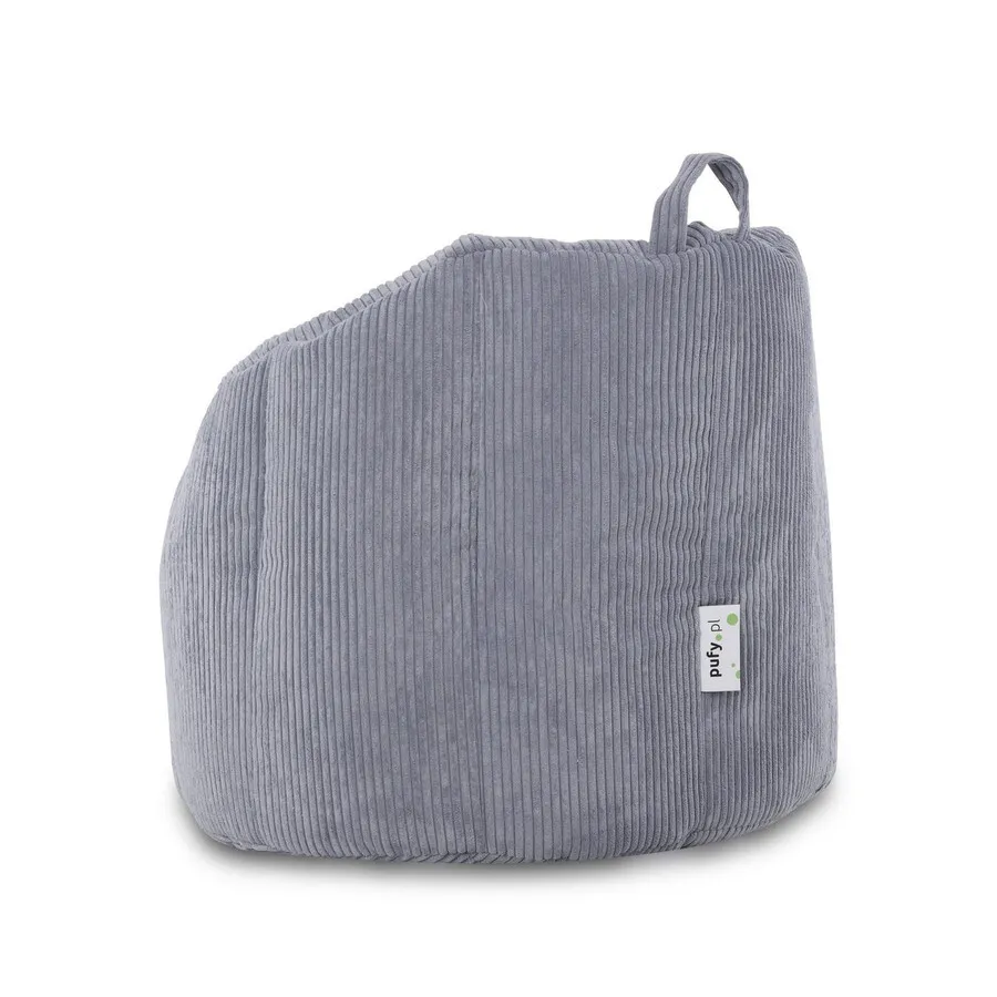 Fotel SIMONE Sztruks SZ04 - jasny szary