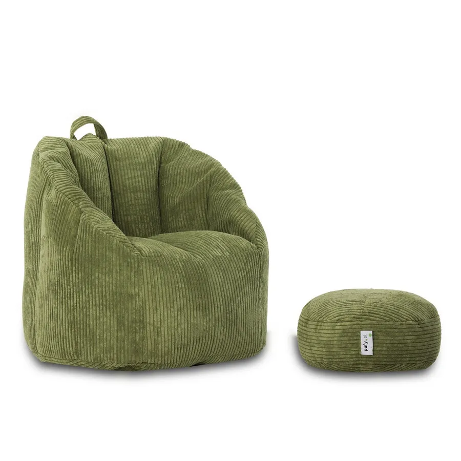 Fotel SIMONE Sztruks SZ20 - zielony