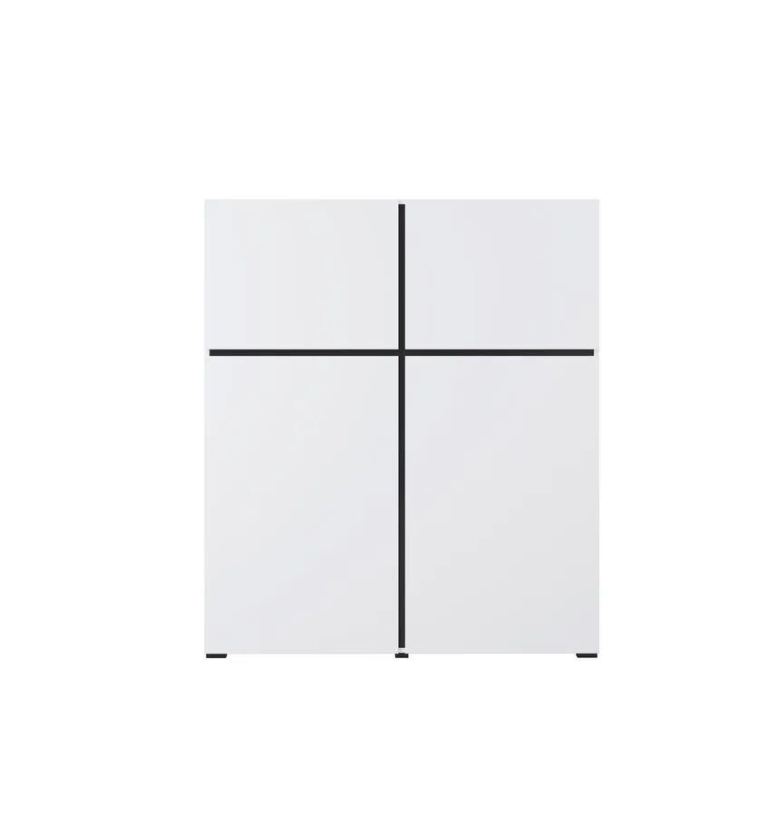 Komoda wysoka CROSS 76 - biały