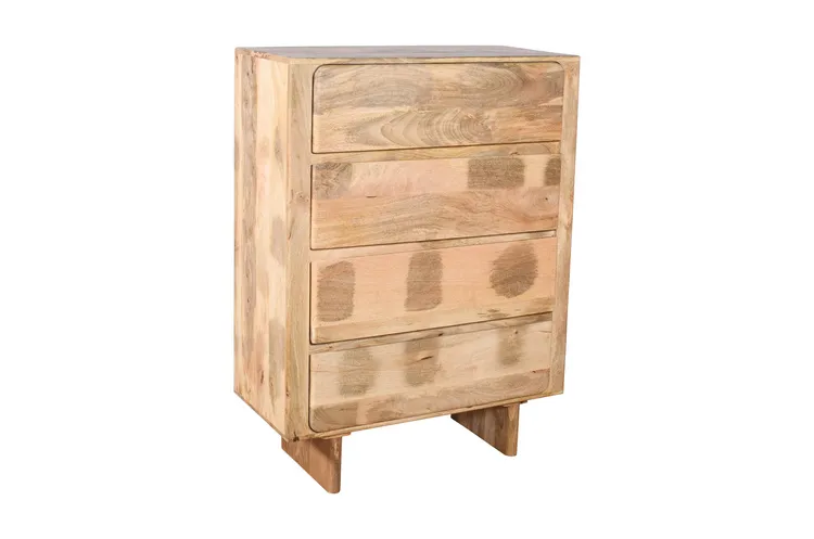 Komoda drewniana z szufladami HAGA HG-04-MN - mango naturalne