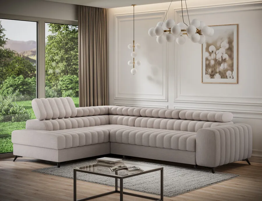 Narożnik rozkładany KANEDO - tkanina Raquel 18