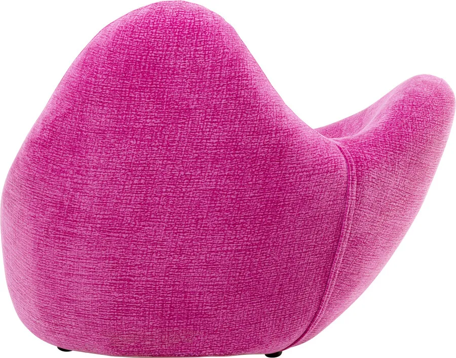 Fotel GLOW WAVE Medium - różowy