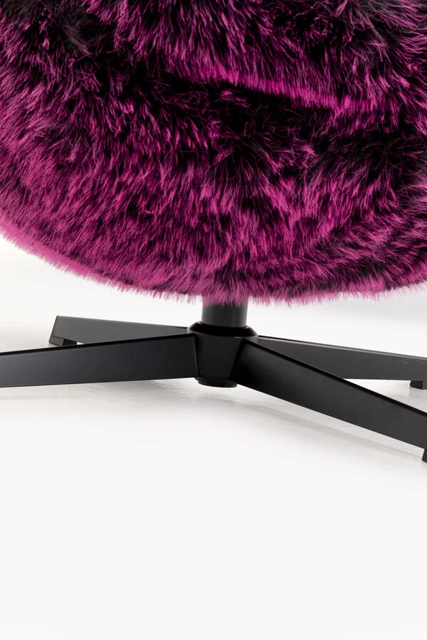 Fotel obrotowy CUTIE PURPLE - fioletowy