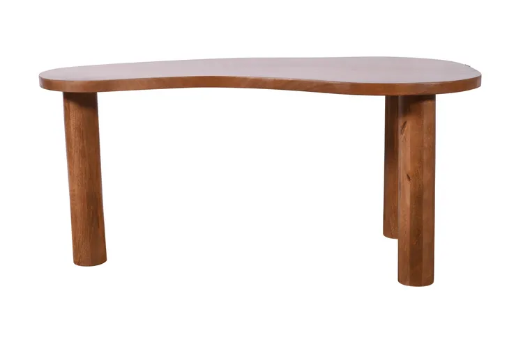 Stolik kawowy drewniany RIMINI RM-04-MWL - mango orzech włoski