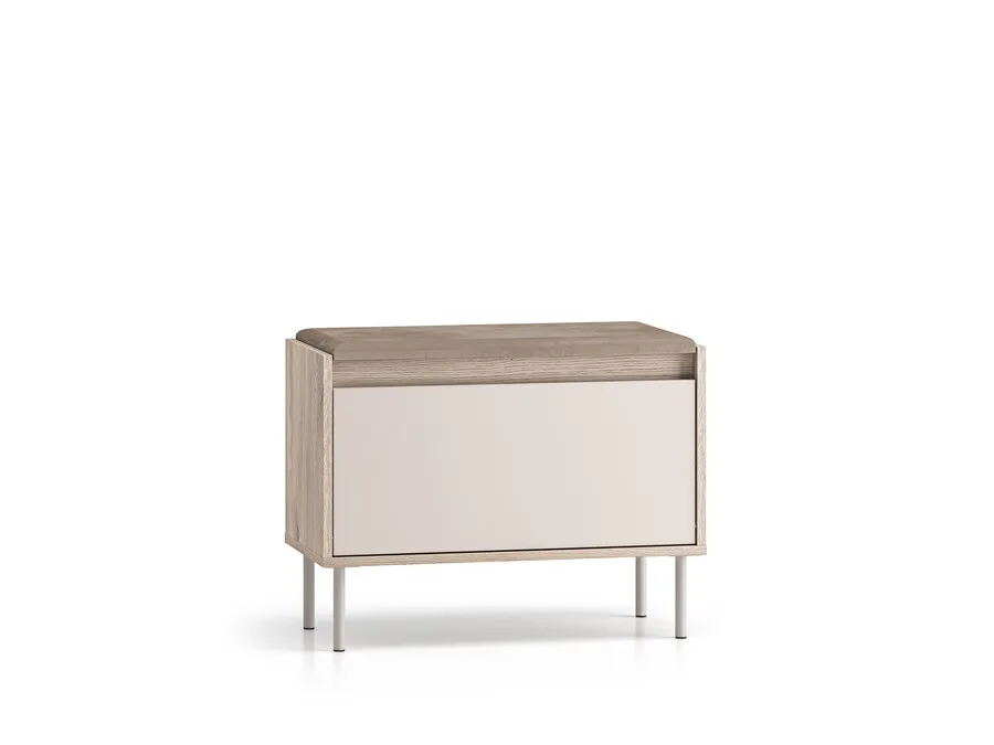 Ławka VOCO 06 69 cm - kaszmir/dąb cremona