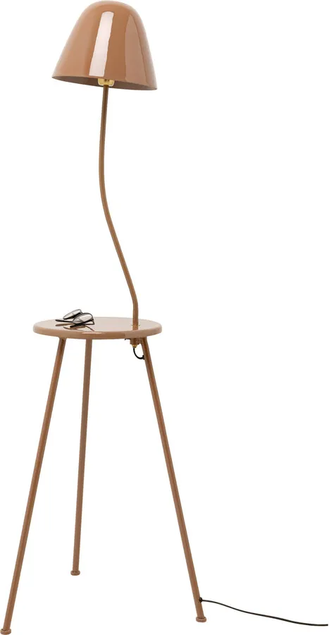 Lampa podłogowa TABLE - brązowy