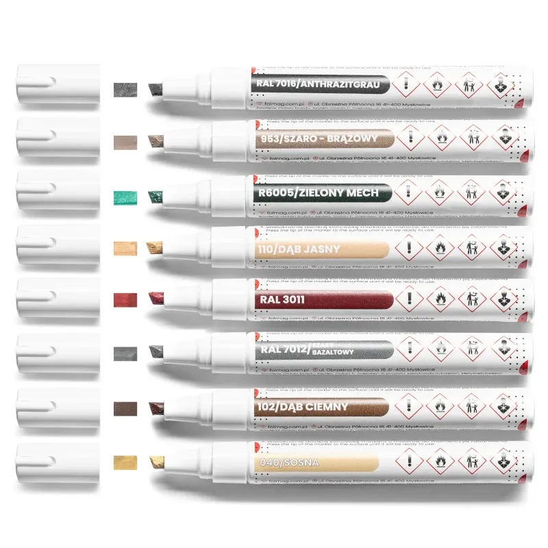 Pisak marker retuszerski do naprawy mebli Wenge 12 ml Folmag