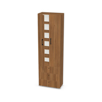 Szafa z szufladami, półkami i podwójnymi drzwiami