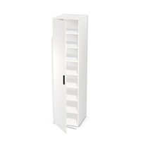 Szafa z półkami i pojedynczymi drzwiami