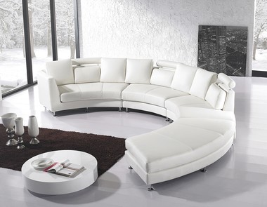 Półokrągła sofa - ciekawe rozwiązanie do dużego salonu Półokrągła sofa - ciekawe rozwiązanie do dużego salonu