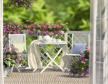 Balkon w stylu prowansalskim - przydatne wskazówki Balkon w stylu prowansalskim - przydatne wskazówki